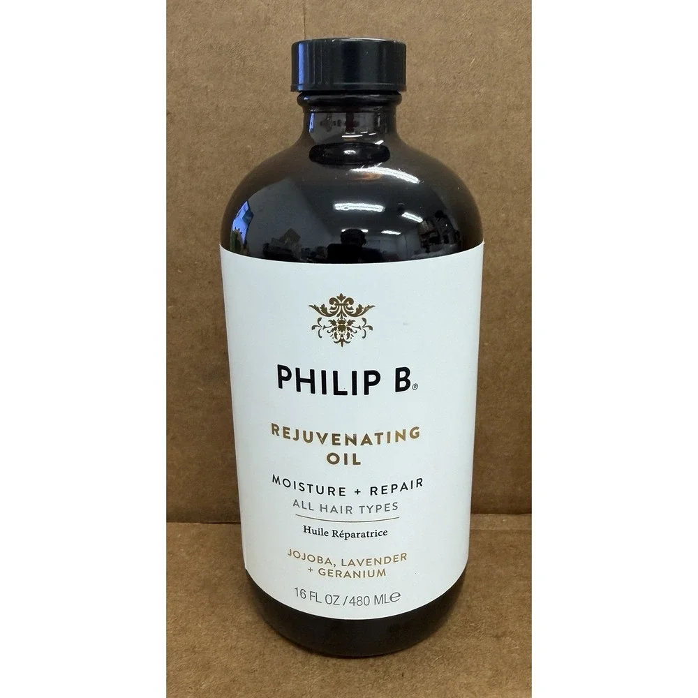 PHILIP B REJUVENATING OIL MOISTURE+REPAIR ALL HAIR TYPES 480ML